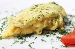 Kaip virti omletą su grietine Skanaus omleto keptuvėje receptas su grietine