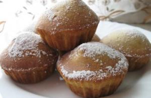 Muffin dengan susu kental Resep muffin dengan susu kental manis