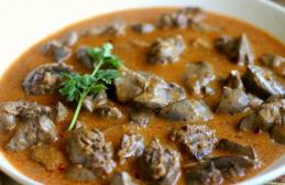 How to cook chicken liver so that it is soft and juicy in a frying pan
